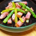 なっさん姫's cooksnap of when they made 厚切りベーコンとアスパラの炒めもの☆.