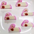 まーちゃん310's cooksnap of when they made おせちにピッタリ！簡単かまぼこうさぎさん.