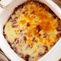 irururu's cooksnap of when they made コクうま♪ポテトのミートソースグラタン.