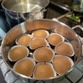TakakoL's cooksnap of when they made アガラサー【黒糖蒸しパン】♪.