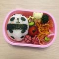 ★SaRiO★'s cooksnap of when they made 簡単キャラ弁＊運動会や遠足に♪全身パンダ.