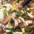 K's cooksnap of when they made 鶏もも肉と白菜の具だくさん汁.