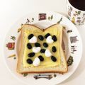 ニノに恋するすみれ草's cooksnap of when they made 超美味しい☆黒豆マシュマロハニートースト.