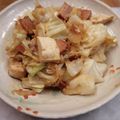 てると47's cooksnap of when they made キャベツとベーコンの豆腐チャンプルー.