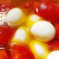 earth。's cooksnap of when they made モッツァレラチーズとトマトの和風マリネ.