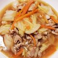 77番の母's cooksnap of when they made 家にあるもので！白菜の中華あんかけ.