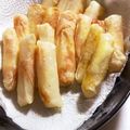 ロミみ's cooksnap of when they made 明太もちのおつまみ春巻き.