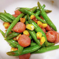 もにゃっこ's cooksnap of when they made お弁当に♪いんげんとウインナー炒め.