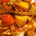 ぼんちゃんママ☆'s cooksnap of when they made 筑前煮リメイク♪根菜カレー.