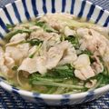 ☆のん☆☆'s cooksnap of when they made 水菜と豚肉のあっさり煮.