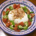 若hiro's cooksnap of when they made 豆腐とトマトとオクラの和風サラダ.