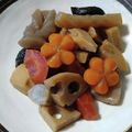 cocopororo's cooksnap of when they made staubで♪お食い初めやおせちに筑前煮.