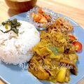 YUH♡ママ's cooksnap of when they made キャベツともやしミンチカレー炒め.