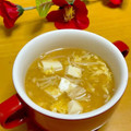 ルパンのかあさん☆彡's cooksnap of when they made 簡単ホッと☆豆腐とエノキの卵とじお味噌汁.