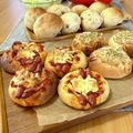 きっかママ's cooksnap of when they made ライ麦入り♪ピザパン.
