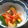 kira_pika1's cooksnap of when they made あと一品きゅうりとキムチの和え物.