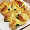 ばたみそーぱん☆'s cooksnap of when they made 栗きんとん　黒豆　の　ちぎりパン。.