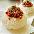 ♡マッキークッキング's cooksnap of when they made 【おむすび】コーンビーフ・マヨ♡.