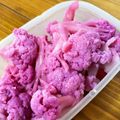 ともこ丼's cooksnap of when they made 紫カリフラワーの甘酢漬け.