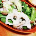 低カロ探検隊's cooksnap of when they made 青野菜のバリバリ中華炒め.