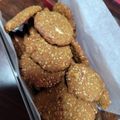 猫寝子みるく's cooksnap of when they made 簡単サクサク胡麻きな粉ナッツクッキー.