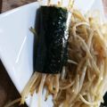虹色にこり沖縄's cooksnap of when they made うまか海苔巻き！【もやし】.