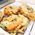 mngyui's cooksnap of when they made 絶対さくさくっ♪春のかき揚げ＊*.