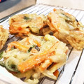 mngyui's cooksnap of when they made 絶対さくさくっ♪春のかき揚げ＊*.