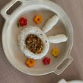 たべものにっき　tabemono's cooksnap of when they made うさぎさんのデコカレー★離乳食完了期★.