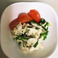 millmoco's cooksnap of when they made ささみとほうれん草チーズ和え.