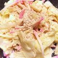 moonparty's cooksnap of when they made 簡単！白菜とかまぼこの胡麻マヨサラダ.