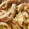 茶色チャリ's cooksnap of when they made 酒とウコン買ってこい！蒸し鶏のネギ塩和え.