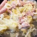 ナス科の地上絵's cooksnap of when they made 鶏と白菜のコンソメ煮.