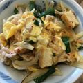 ミルクボール's cooksnap of when they made スタミナ満点☆豚キムチのトロトロ卵とじ丼.