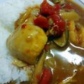 あんず．'s cooksnap of when they made 5分でおせちリメイク♫煮しめで和風カレー.