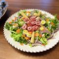 tcherry's cooksnap of when they made お花畑サラダ 記念日・パーティーなどに.