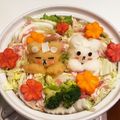 パインクリームソーダ's cooksnap of when they made 大根おろしアート　リラックマのデコ鍋.