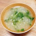 Emihann's cooksnap of when they made 豆苗★味噌汁.