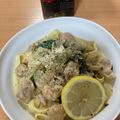 くまこ19's cooksnap of when they made チキンとキャベツのレモンクリームパスタ。.