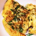 Eire's cooksnap of when they made 大量消費・イタリアンパセリのオムレツ.