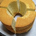 銀朱紫's cooksnap of when they made 全卵★桜香るシフォンケーキ☆.
