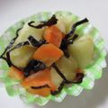 ｕｕｕ's cooksnap of when they made じゃが芋・人参・塩昆布和え～♪.