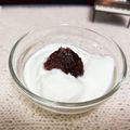 はちみつlove's cooksnap of when they made うんまっ♪まぜるだけ、あんこヨーグルト.
