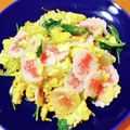 ゆすひと's cooksnap of when they made 三つ葉消費☆三つ葉と竹輪の炒り玉子.