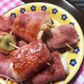 おかリン's cooksnap of when they made お酒の肴に。長ネギベーコン巻き.