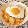 あーこ姐's cooksnap of when they made 簡単♪キムチチャーハン目玉焼きのせ.