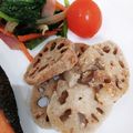 はに丸くんとごはん☆'s cooksnap of when they made 簡単！レンコンの唐揚げ.