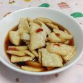 赤い電話's cooksnap of when they made さっぱりヤミツキ！酢大根のお漬物♪.