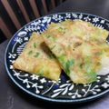 ♪Key♪'s cooksnap of when they made 〖 お餅がカリっもちっ♪♪明太ねぎ焼き〗.