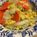 んりおか's cooksnap of when they made 優しいお味♡白菜とコーンのあっさり煮♫.